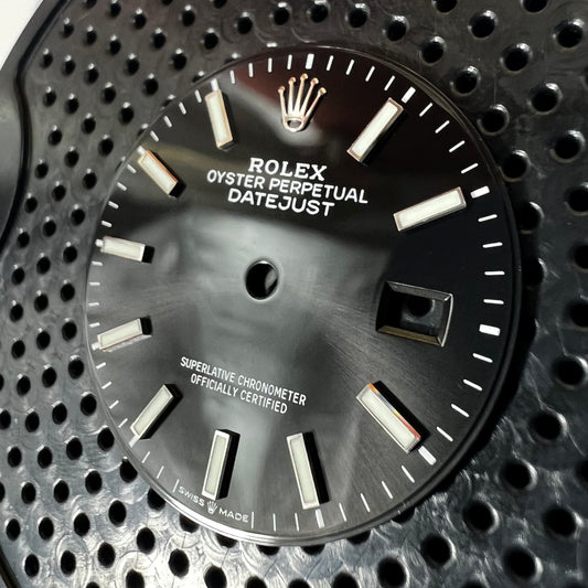 Genuine Rolex Datejust 36 (new model) Black Luminova Stick Dial