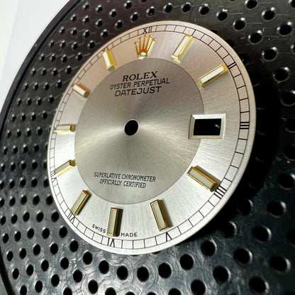 Genuine Rolex Datejust 36 Silver Tuxedo Dial