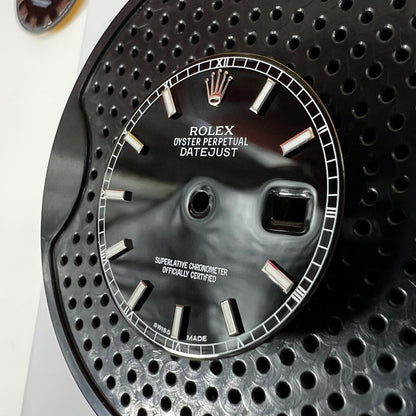 Genuine Rolex Datejust 36 Gloss Black Enamel Dial