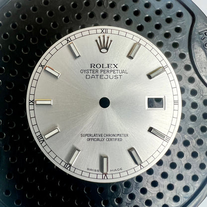 Genuine Rolex Datejust 36 Silver Sunburst Dial