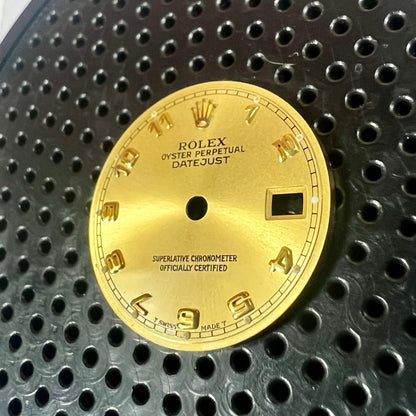 Genuine Rolex Datejust 26 Champagne Arabic Numeral Dial