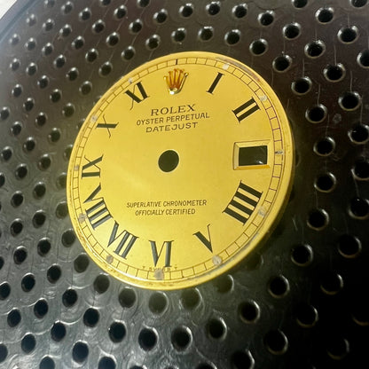 Genuine Rolex Datejust 26 Champagne Buckley Roman Dial