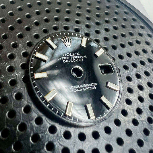 Genuine Rolex Datejust 26 Gloss Black Enamel Dial