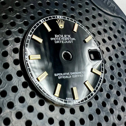Genuine Rolex Datejust 31 Black Bimetal Dial