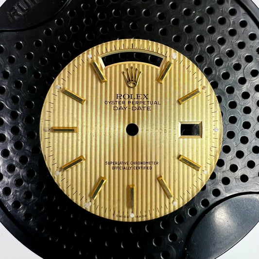 Authentic Rolex 18038 (Day-Date) Tapestry Champagne Dial