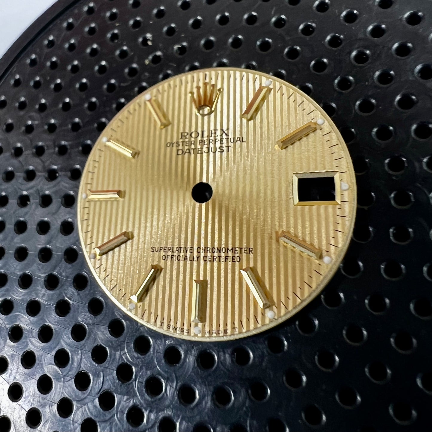 Genuine Rolex Datejust 31 Champagne Tapestry Dial