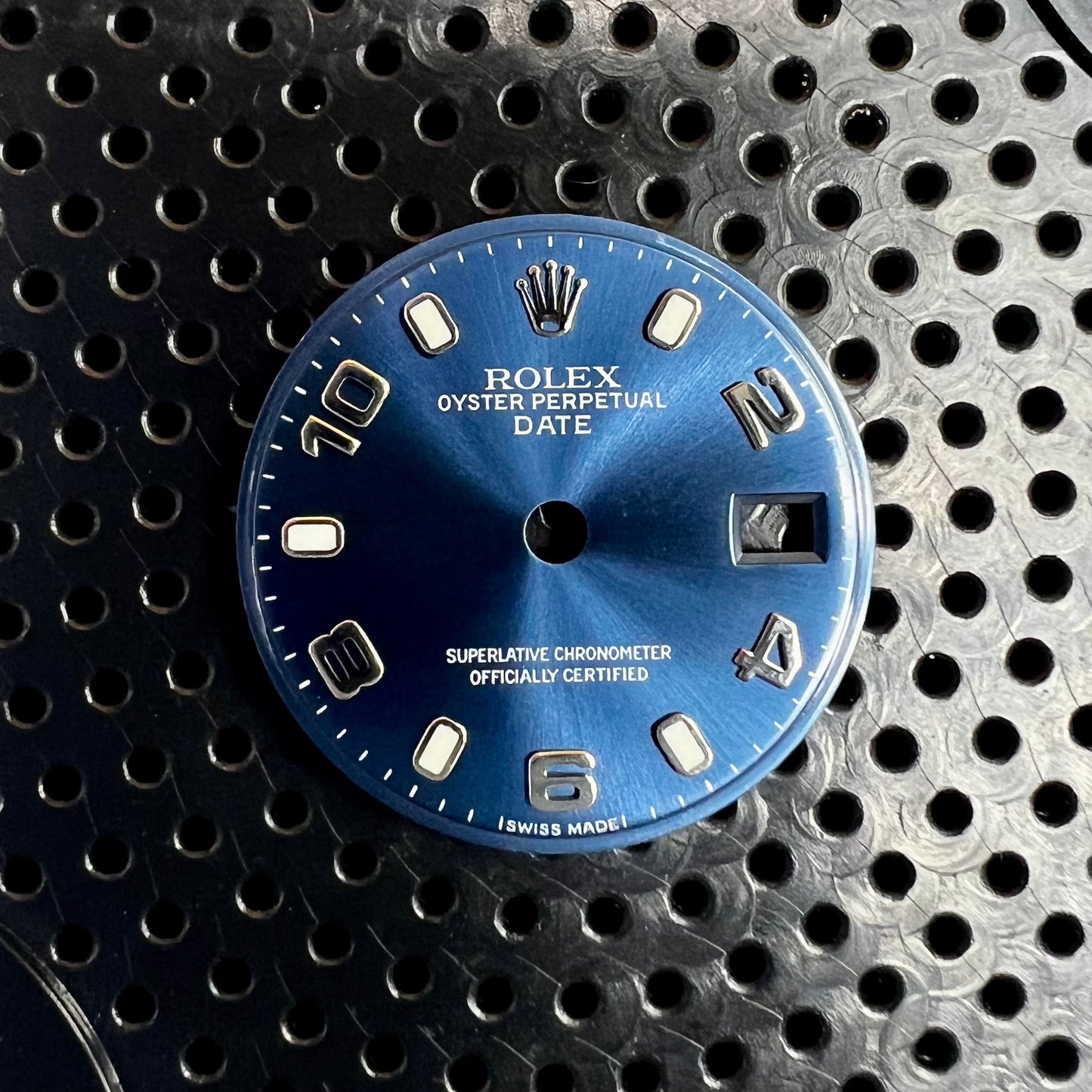 Factory Rolex Date 26mm Blue Dial
