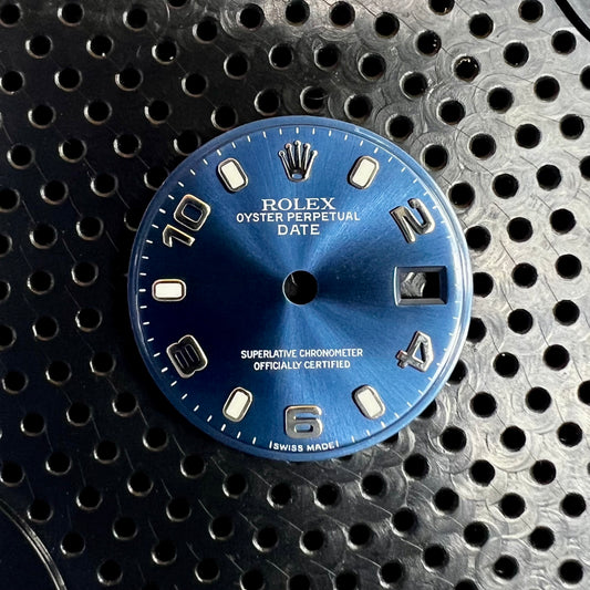 Factory Rolex Date 26mm Blue Dial