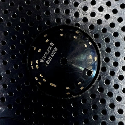 Genuine Rolex Datejust 26 Black Concentric Rose Gold Dial