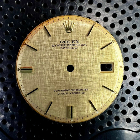 Rolex Datejust 36 Champagne Linen Dial