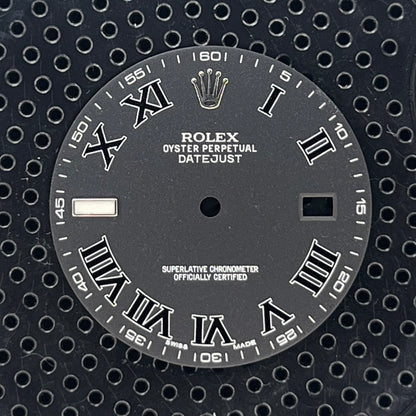 Genuine Rolex Datejust II Matte Black with Roman Numerals