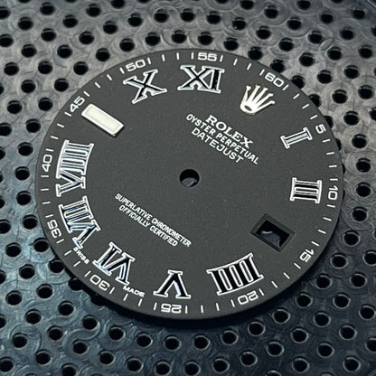 Genuine Rolex Datejust II Matte Black with Roman Numerals