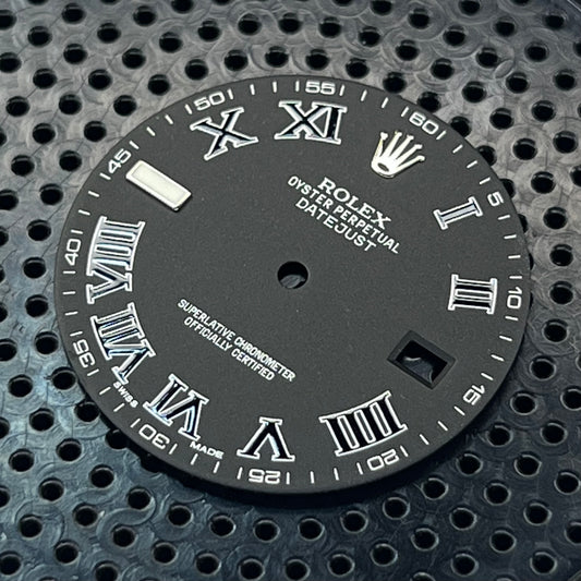 Genuine Rolex Datejust II Matte Black with Roman Numerals