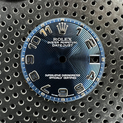Genuine Rolex Datejust 31 Concentric Navy Blue Dial