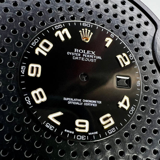Genuine Rolex Datejust II Gloss Black Arabic Dial
