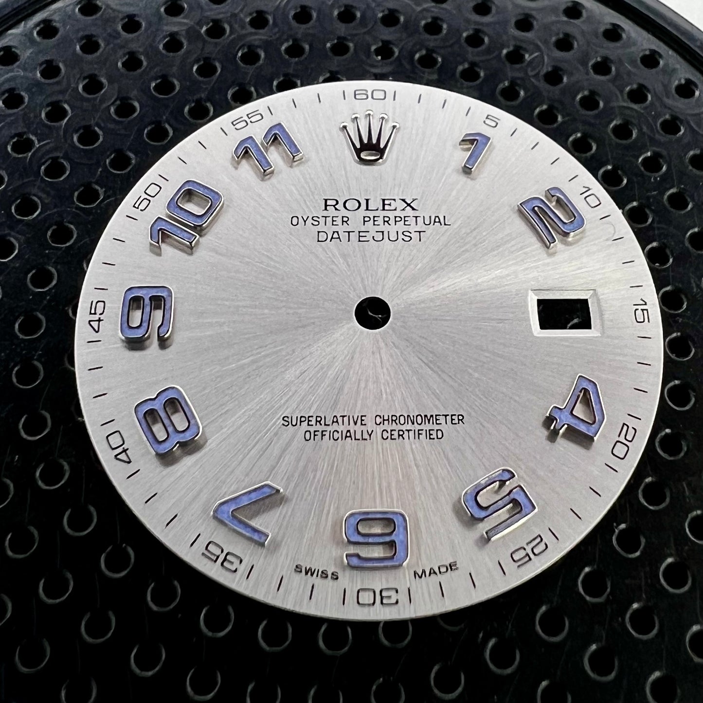 Genuine Rolex Datejust II Silver Blue Arabic Dial