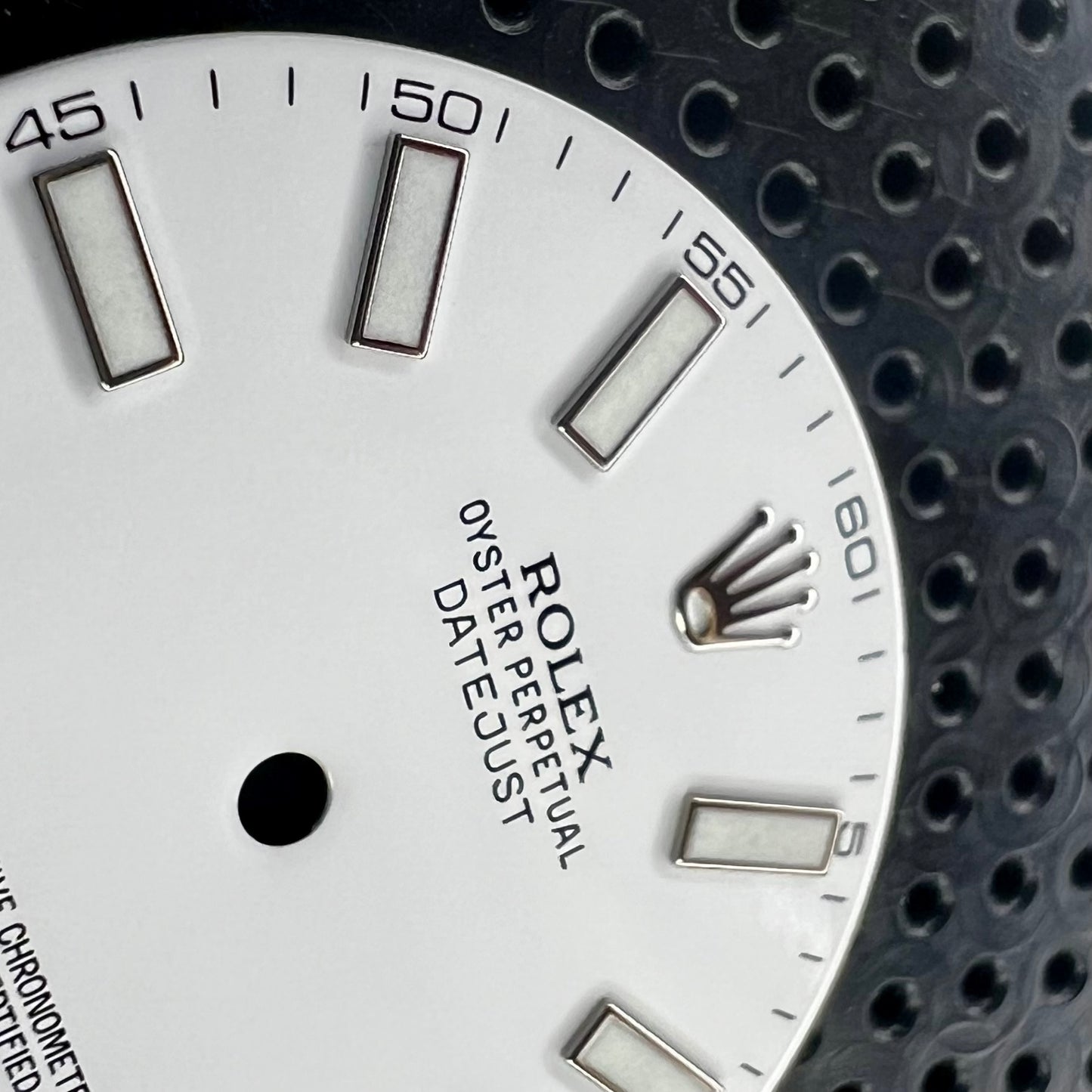 Genuine Rolex Datejust II Gloss White with Luminova Sticks Dial