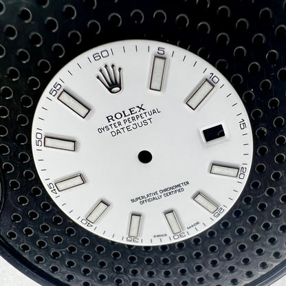 Rolex Datejust II White Dial (top side view)