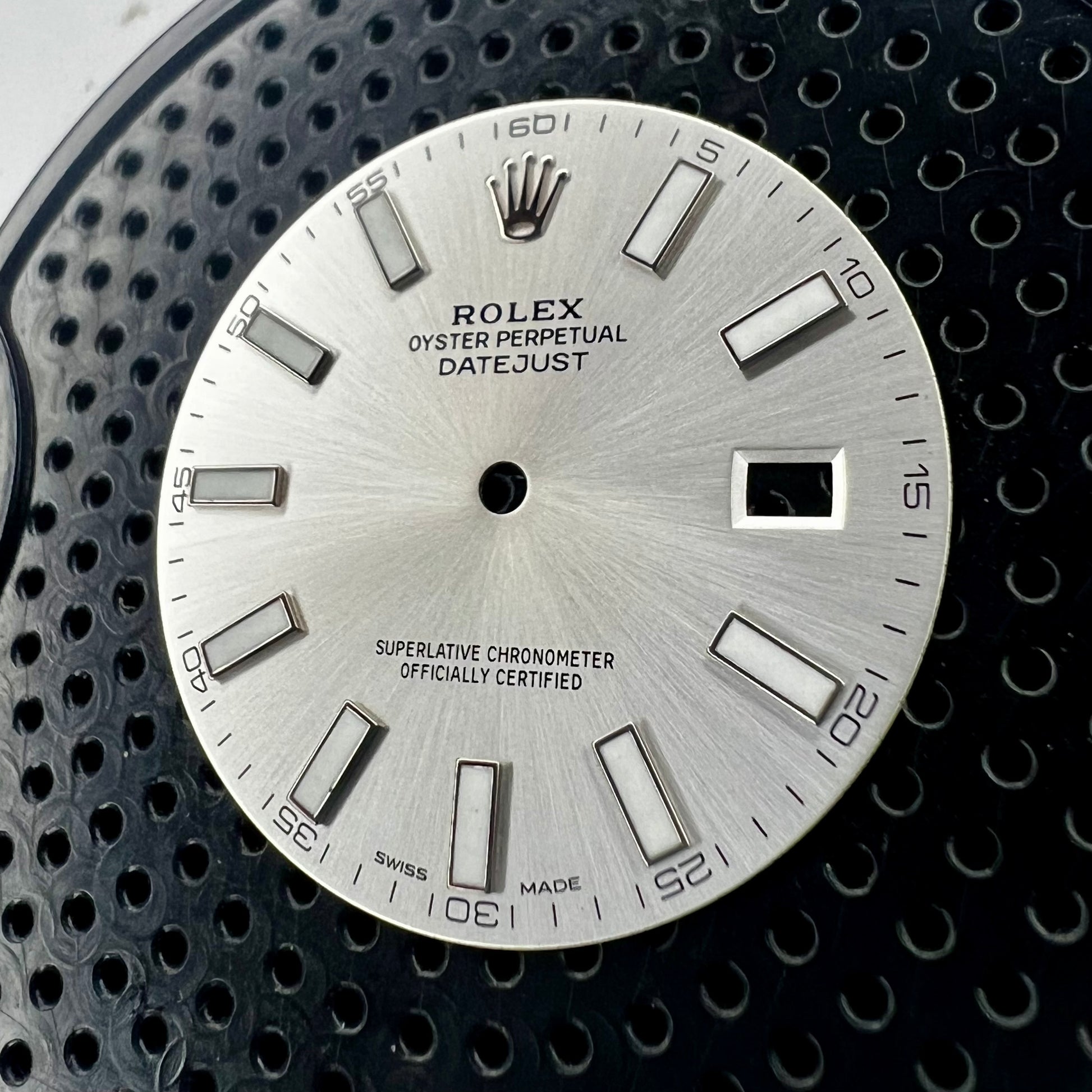 Rolex Datejust II Silver Dial (right side view)