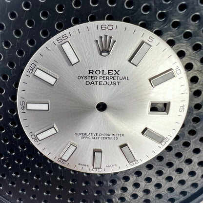 Rolex Datejust II Silver Dial (top side view)