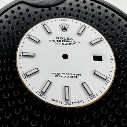 Genuine Rolex Datejust 41 White Dial with Chromalight Stick Hour Markers