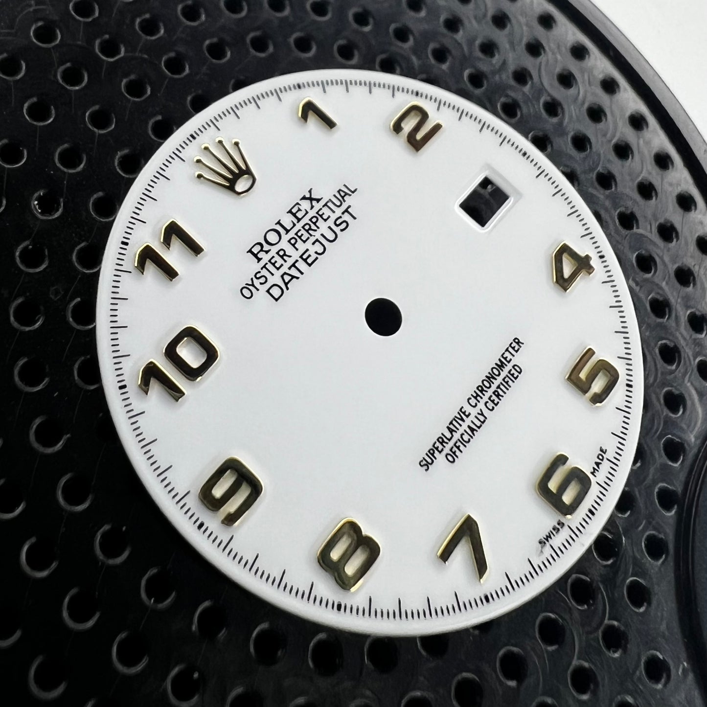 Genuine Rolex Datejust 36 Gloss White Arabic Numeral Dial