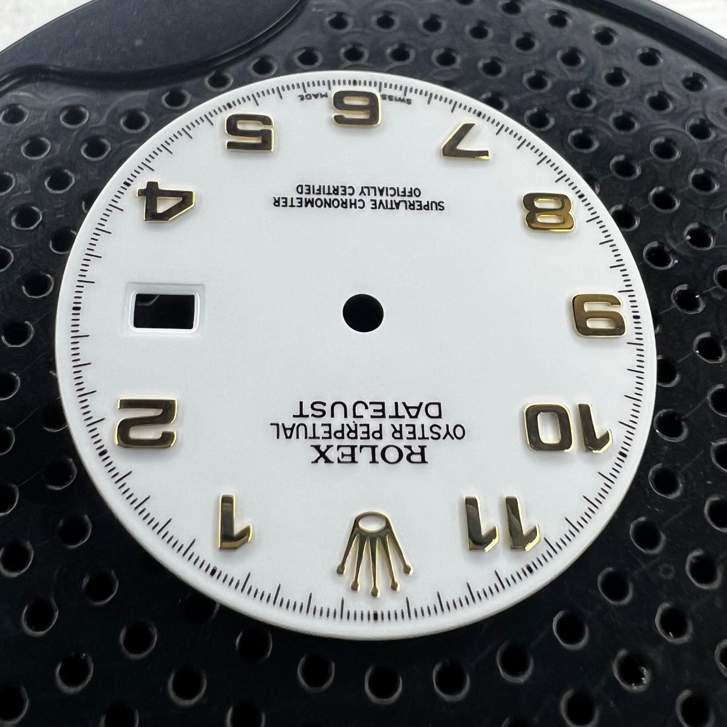 Genuine Rolex Datejust 36 Gloss White Arabic Numeral Dial