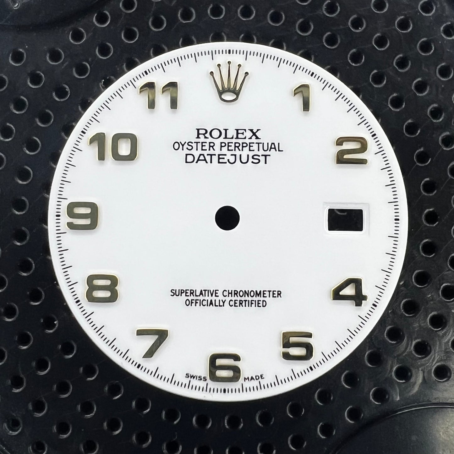 Genuine Rolex Datejust 36 Gloss White Arabic Numeral Dial