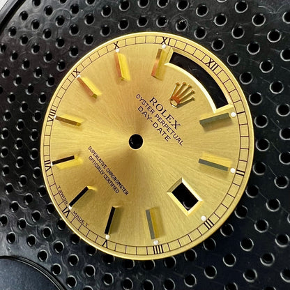 Rolex Day-Date 36 Champagne Dial (top view)