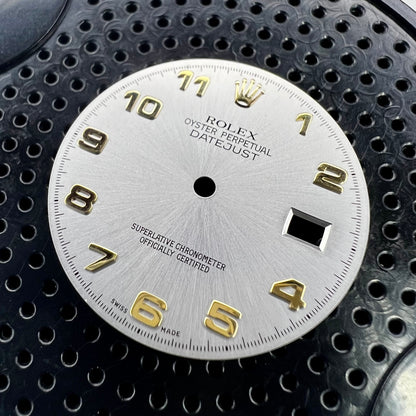 Genuine Rolex Datejust 36 Sunburst Silver Arabic Numeral Dial