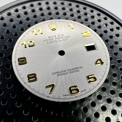 Genuine Rolex Datejust 36 Sunburst Silver Arabic Numeral Dial