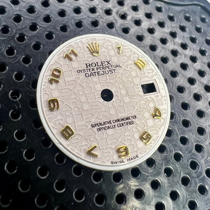 Genuine Rolex Datejust 26 Cream Arabic Jubilee Dial