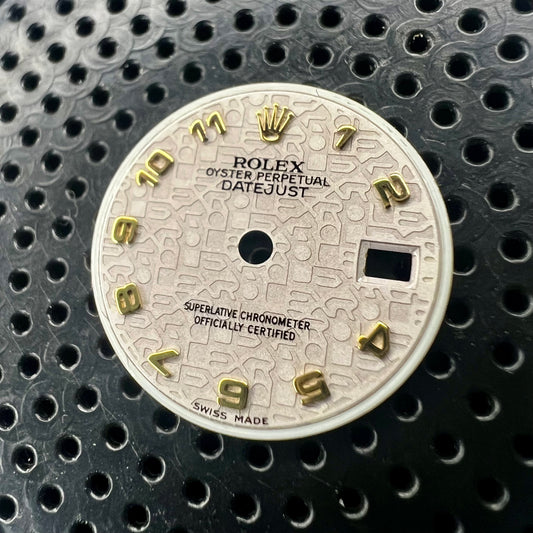 Genuine Rolex Datejust 26 Cream Arabic Jubilee Dial