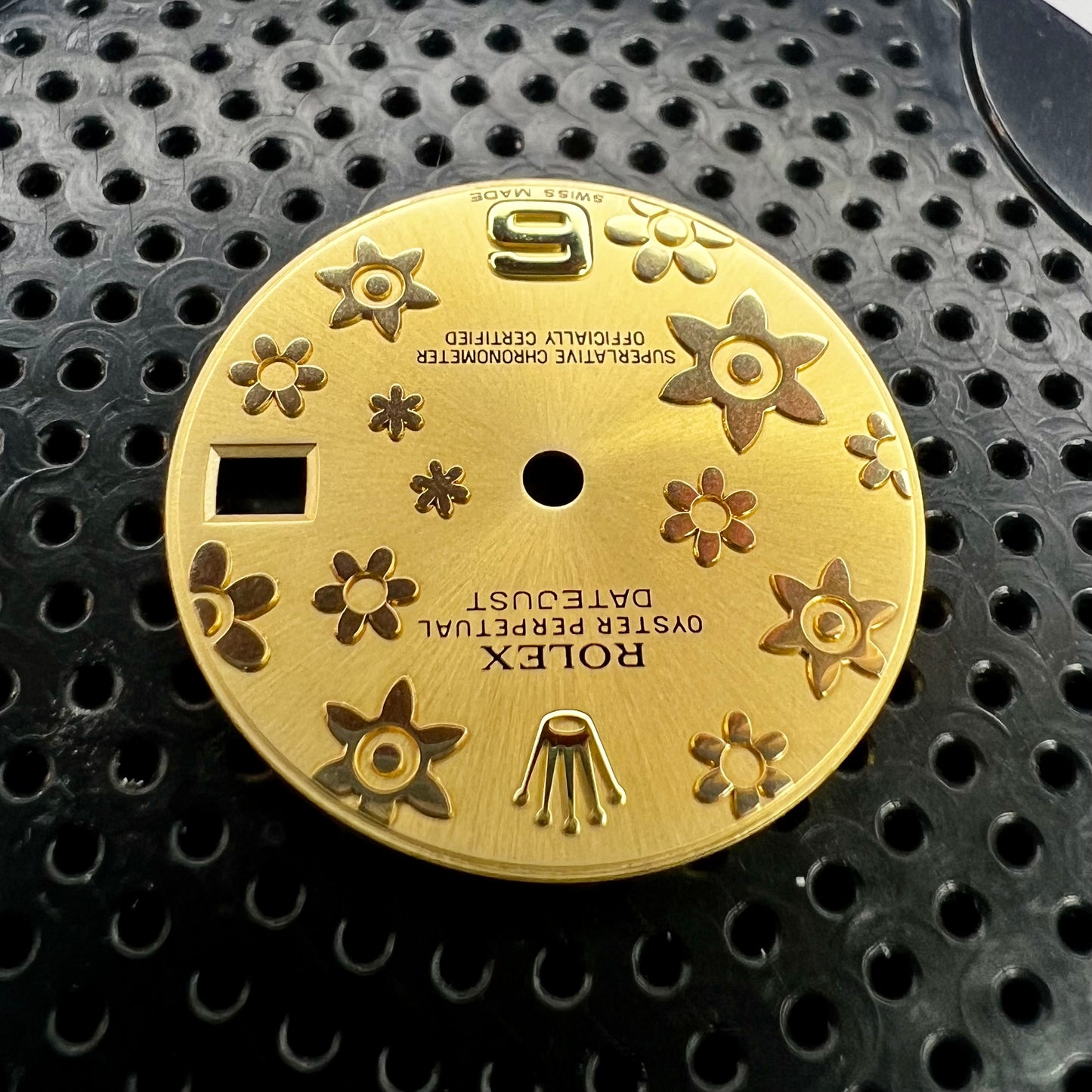 Genuine Rolex Datejust 31 Gold Flower Dial