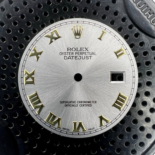 Genuine Rolex Datejust 36 Dark Silver Roman Dial