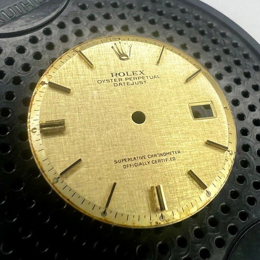 Genuine Rolex Datejust 36 Champagne Linen Dial (non-quick)