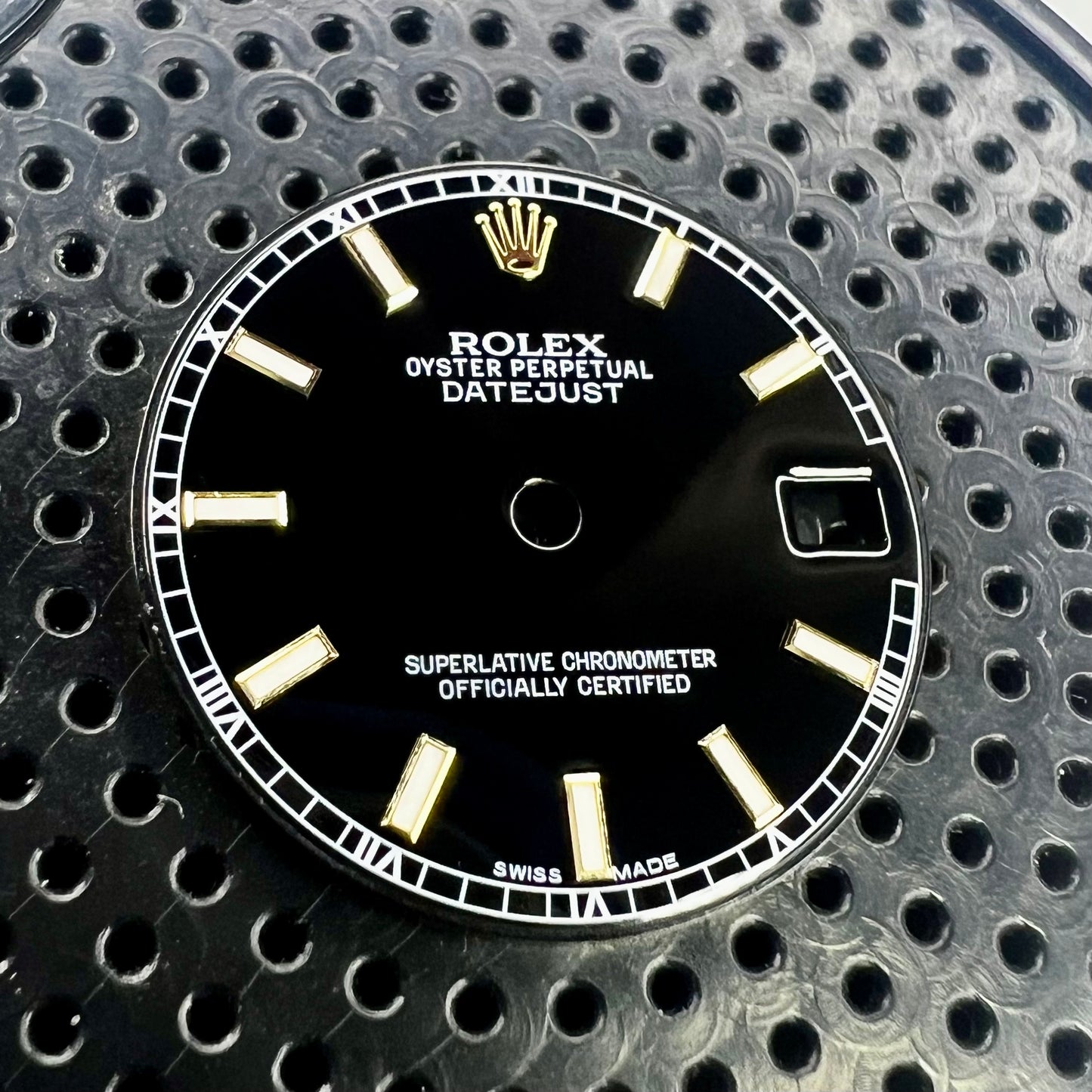 Genuine Rolex Datejust 31 Black Bimetal Dial