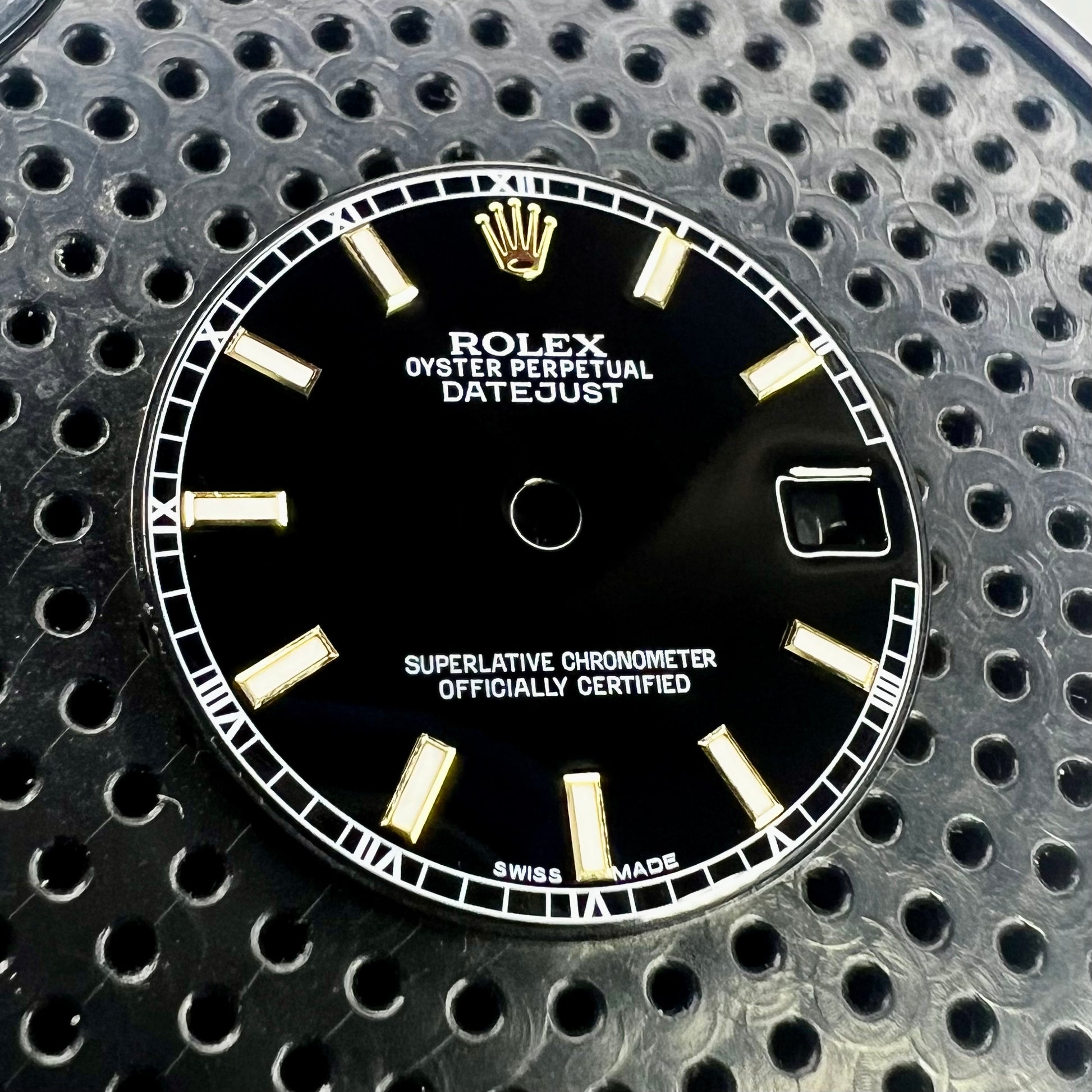 Genuine Rolex Datejust 31 Black Bimetal Dial