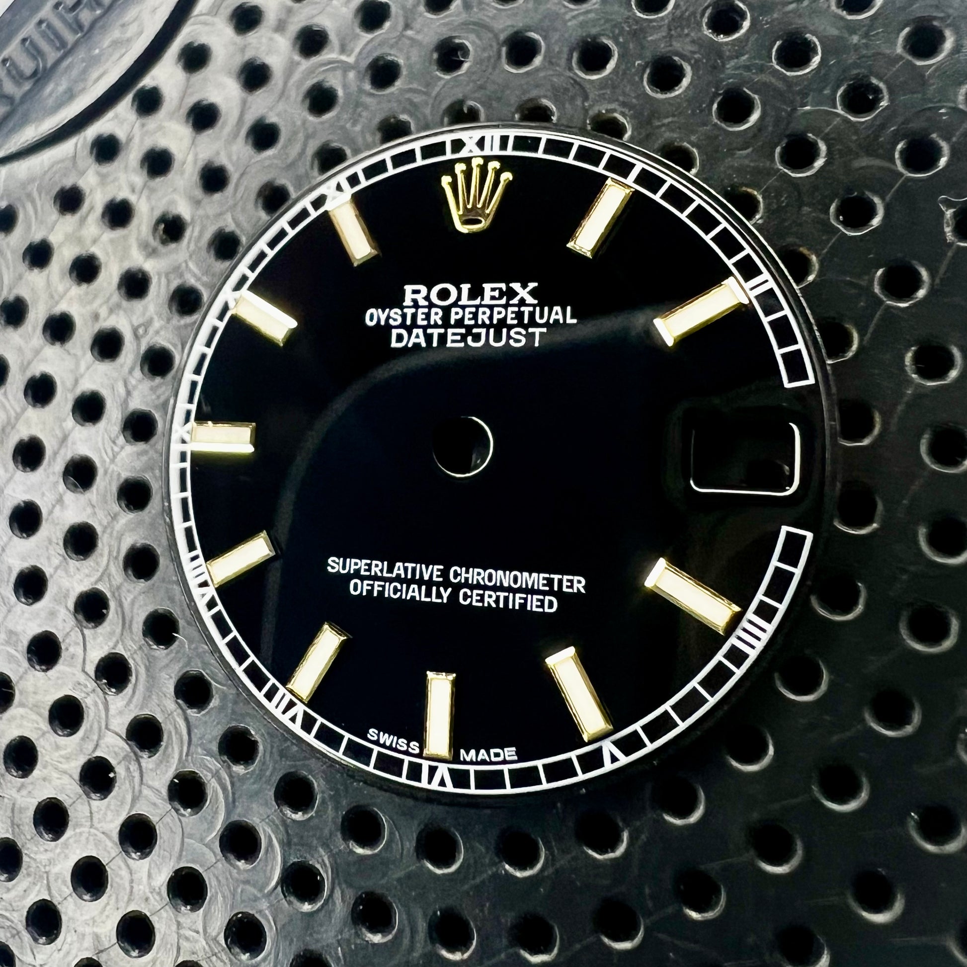 Genuine Rolex Datejust 31 Black Bimetal Dial