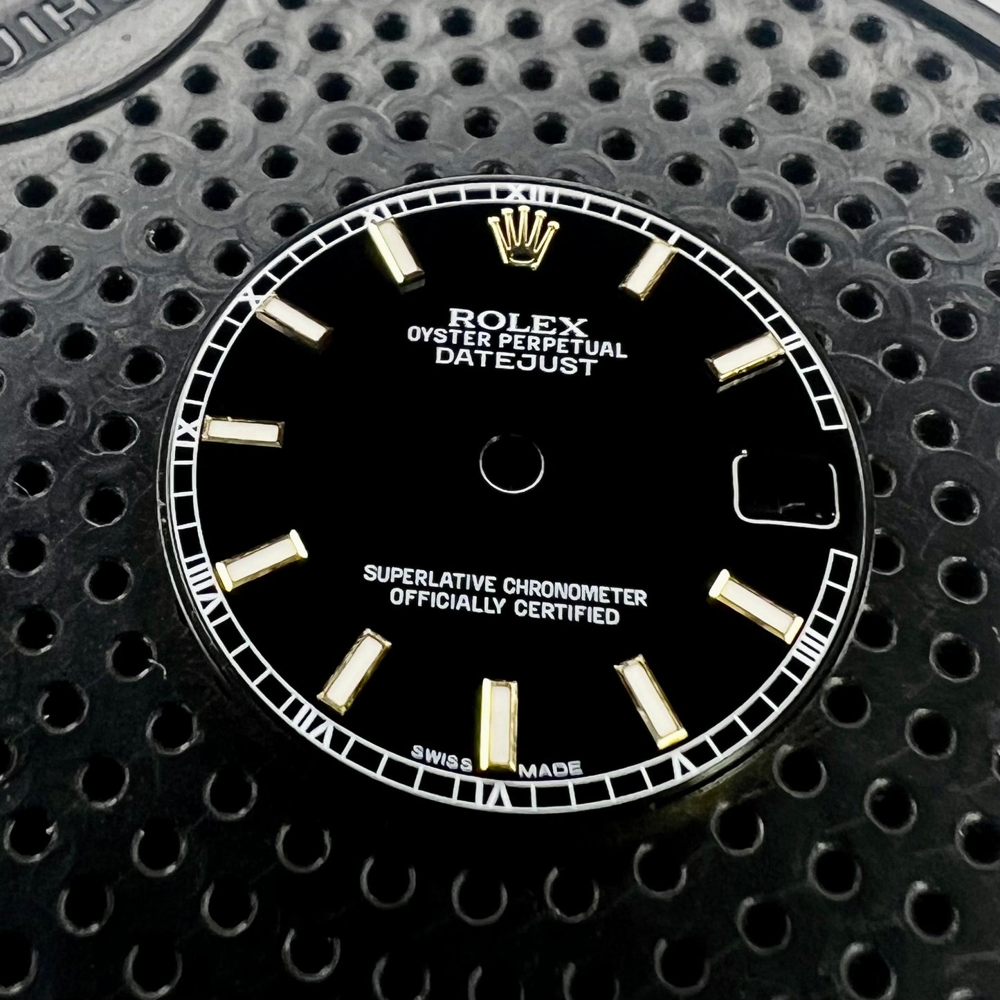 Genuine Rolex Datejust 31 Black Bimetal Dial