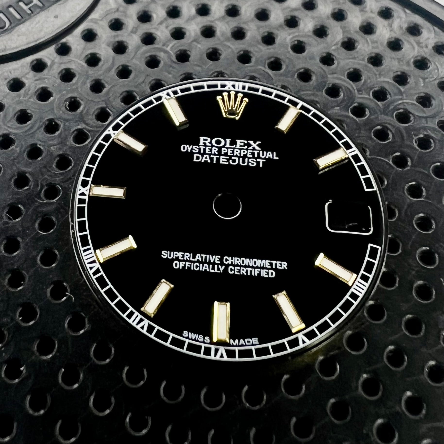 Genuine Rolex Datejust 31 Black Bimetal Dial