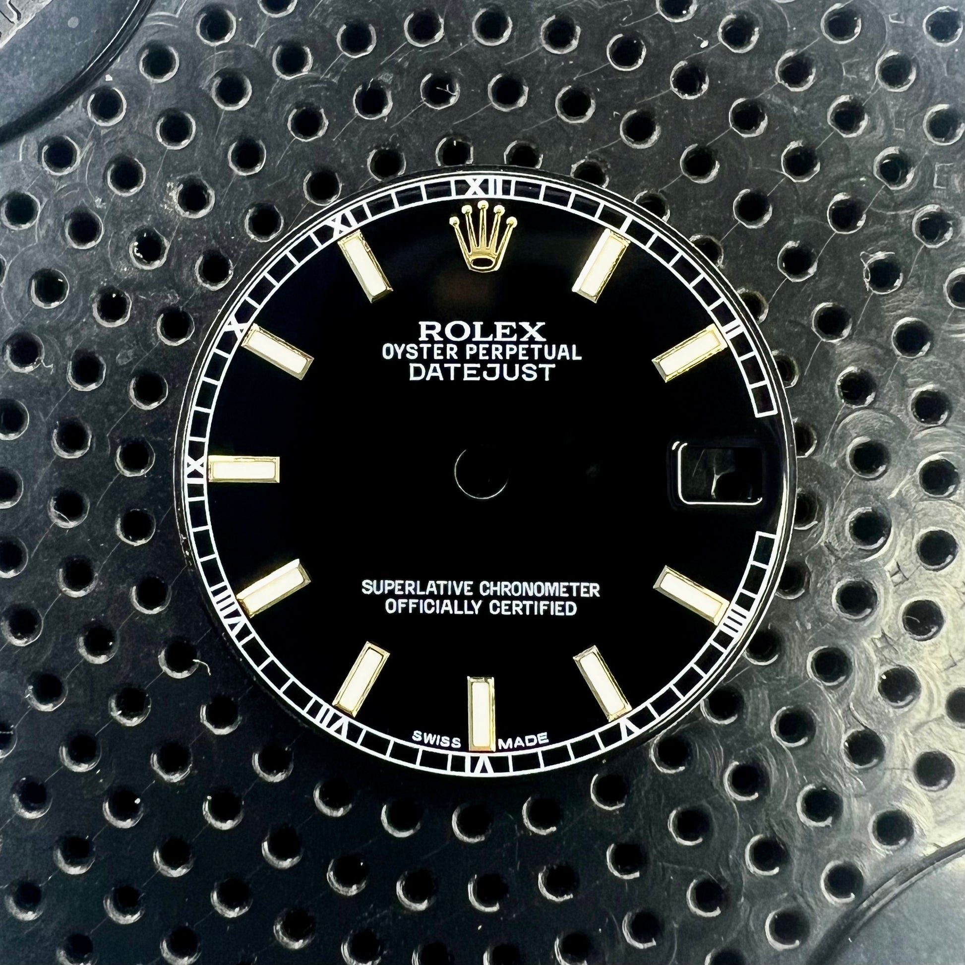Genuine Rolex Datejust 31 Black Bimetal Dial