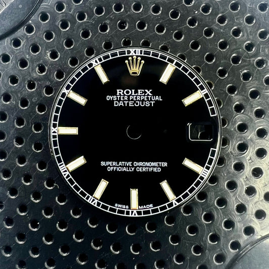 Genuine Rolex Datejust 31 Black Bimetal Dial