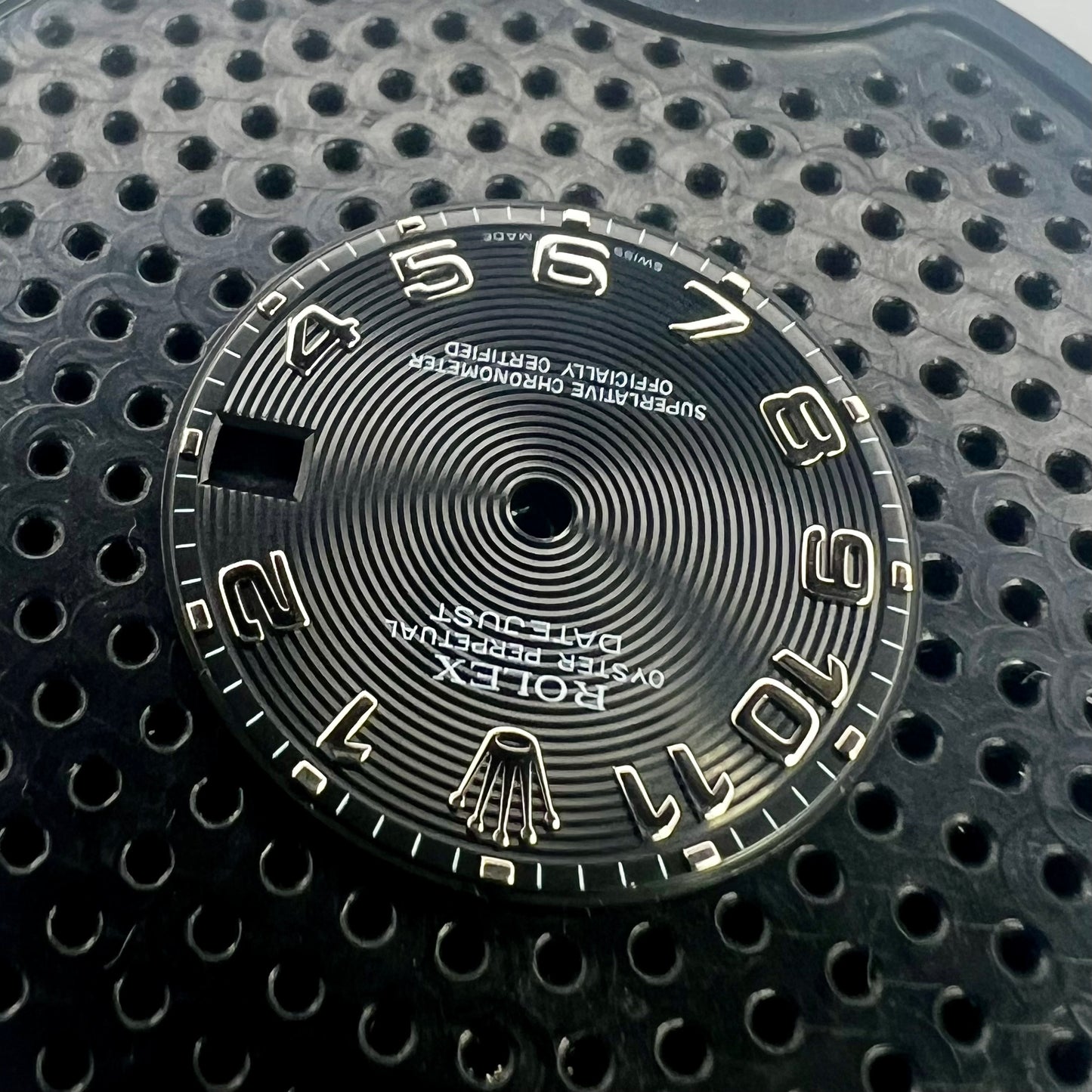 Genuine Rolex Datejust 31 Concentric Black Dial