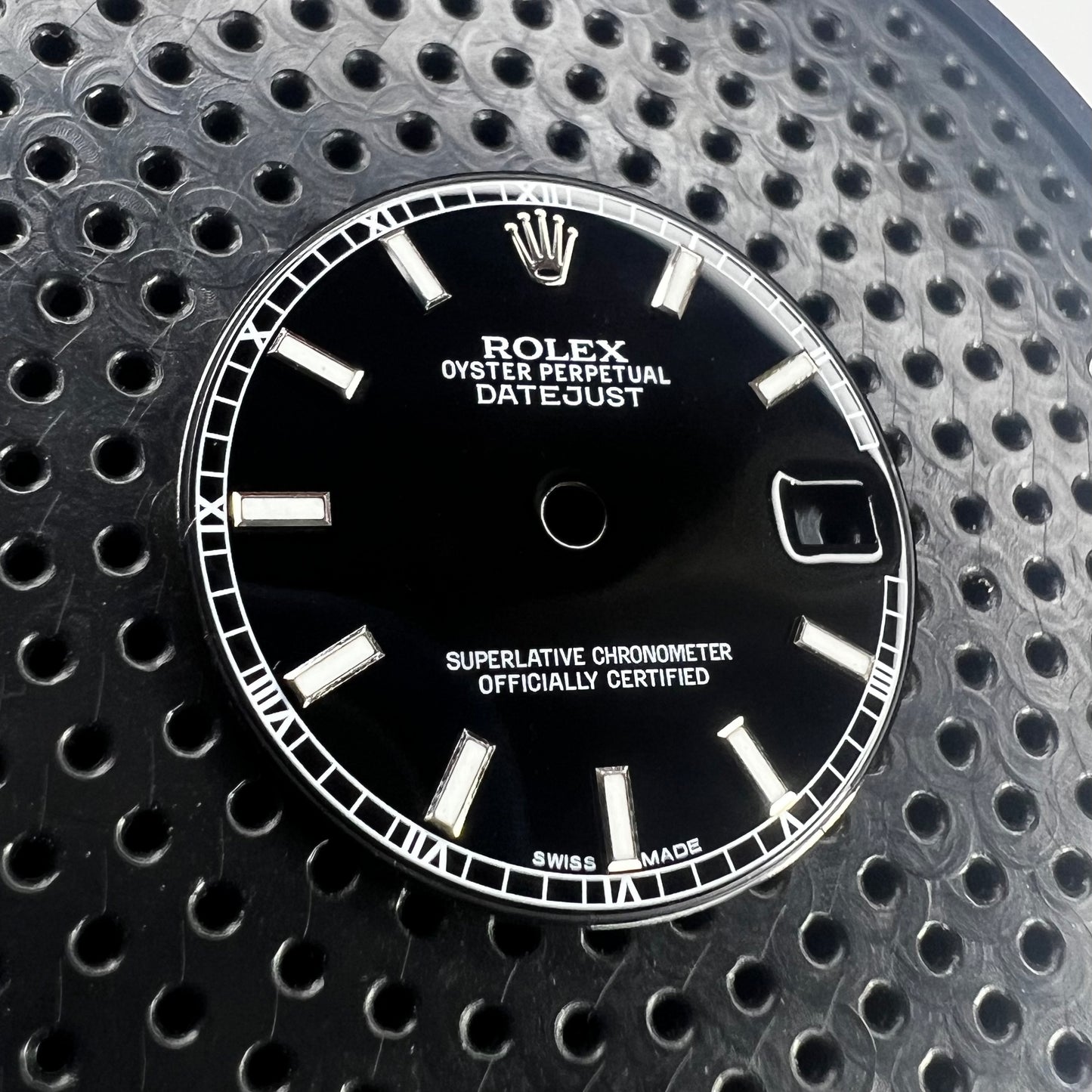 Genuine Rolex Datejust 31 Black Enamel Dial