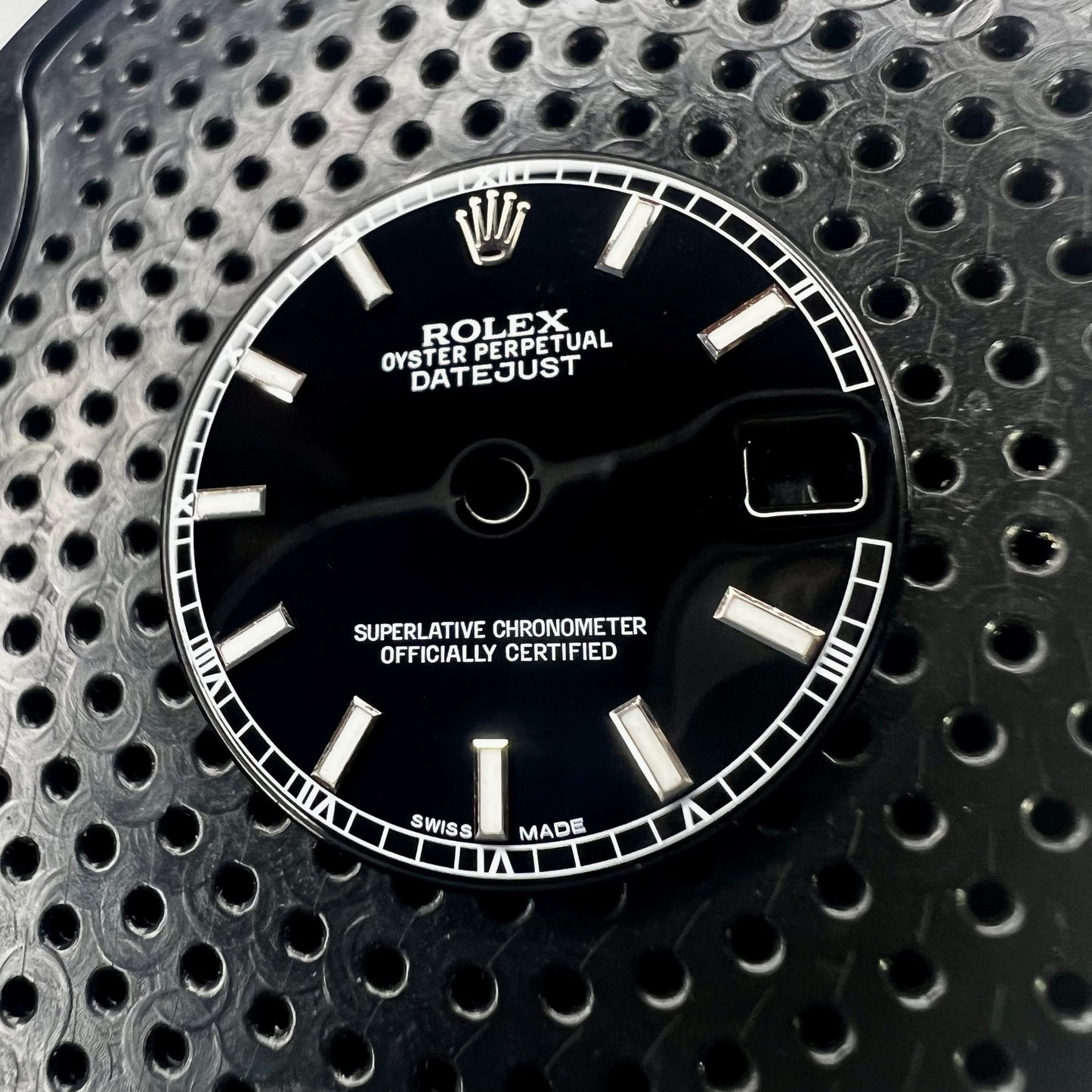 Genuine Rolex Datejust 31 Black Enamel Dial