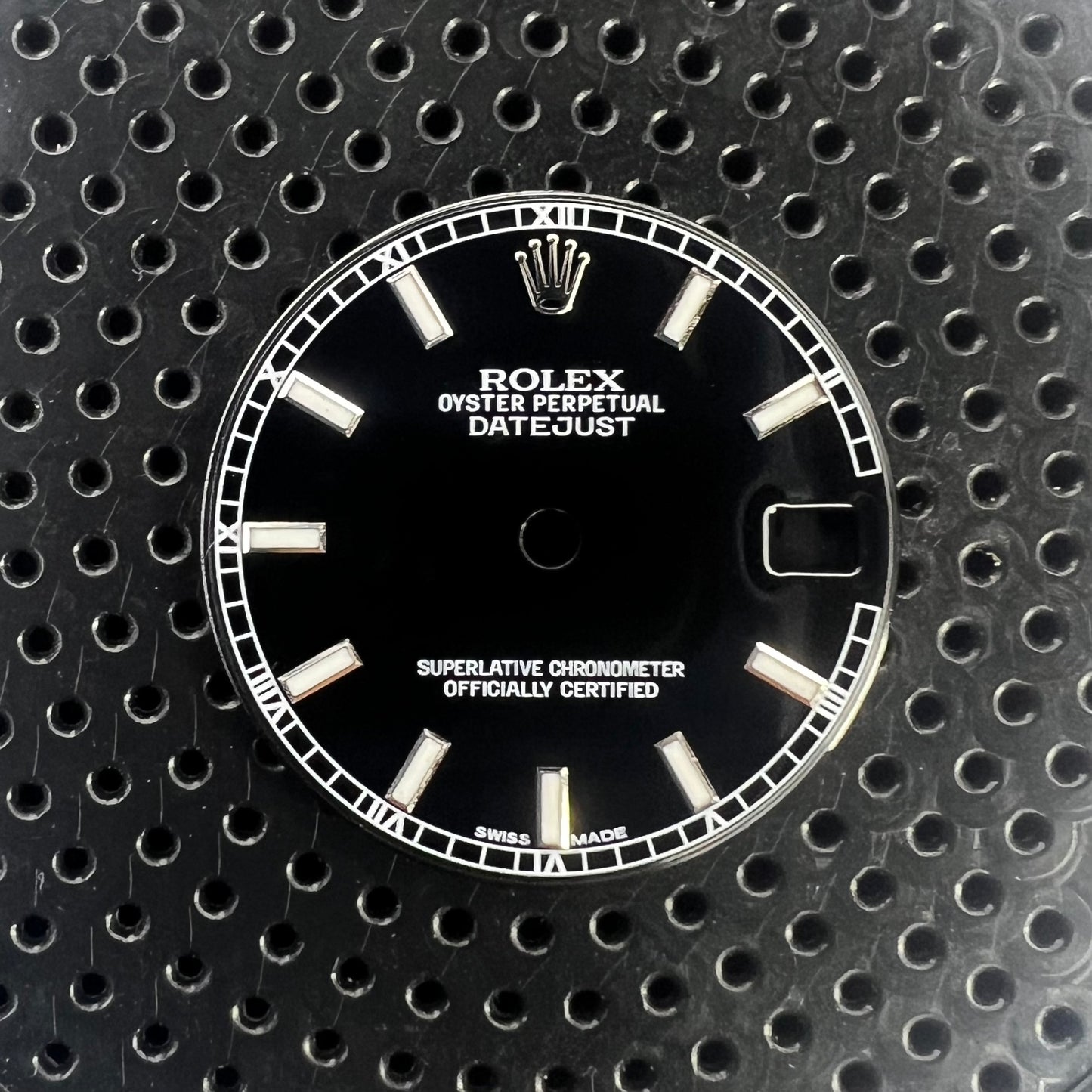 Genuine Rolex Datejust 31 Black Enamel Dial