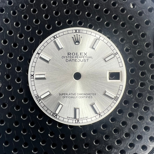 Genuine Rolex Datejust 31 Silver Luminova Dial