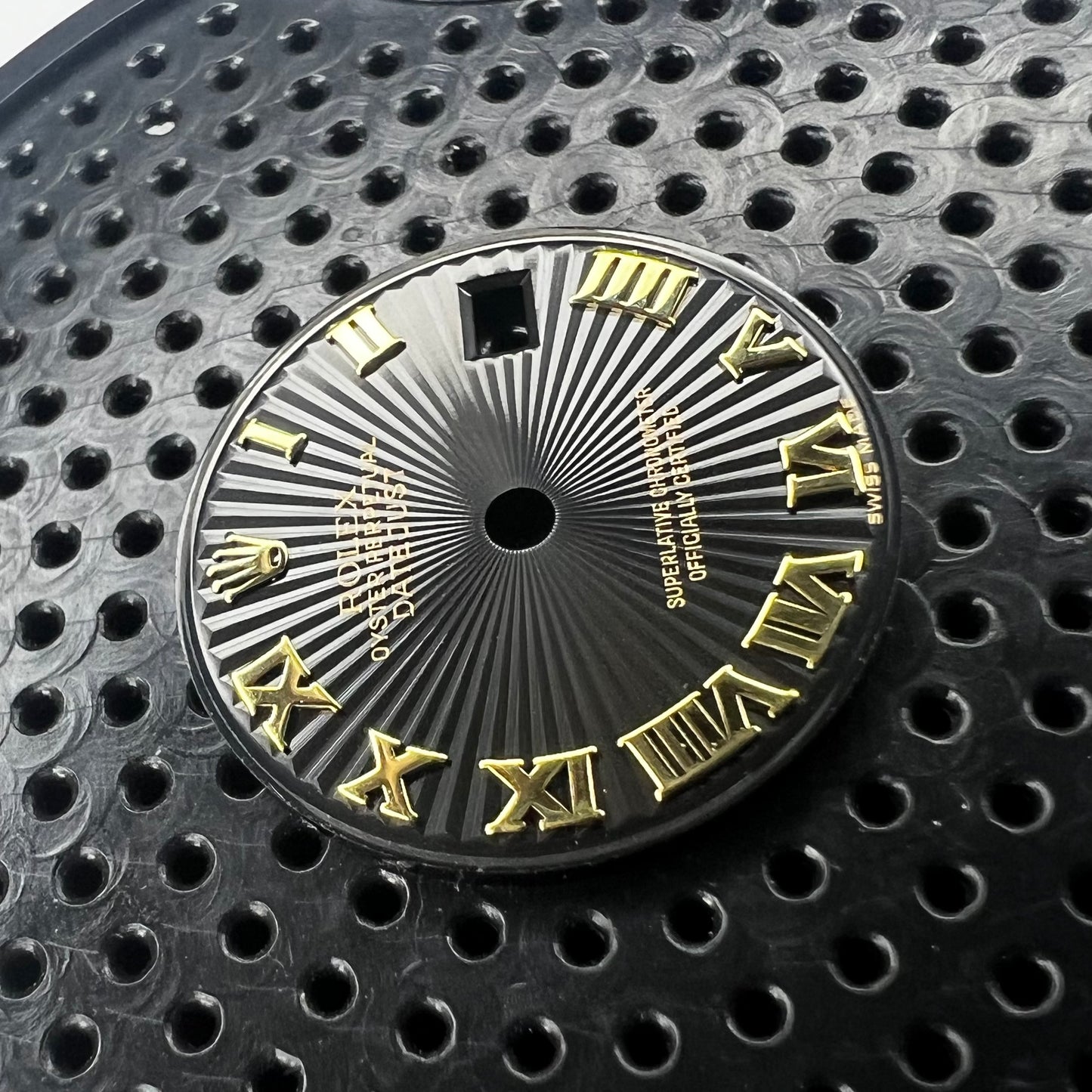 Genuine Rolex Datejust 26 Black Sunray Roman Dial