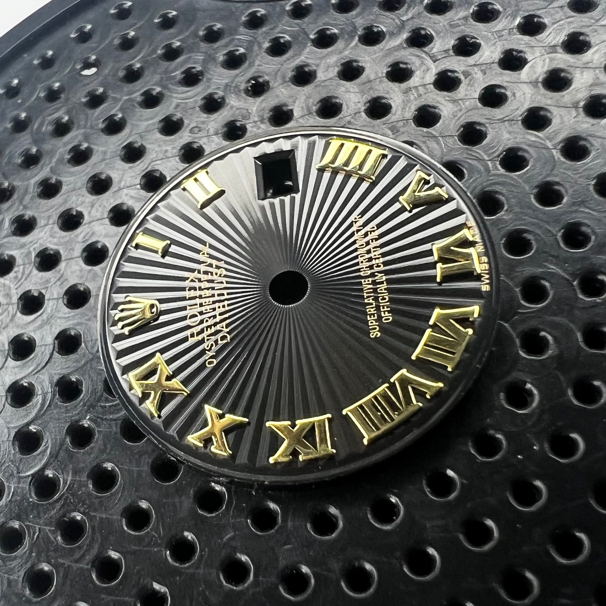 Genuine Rolex Datejust 26 Black Sunray Roman Dial